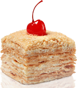 Торт "Наполеон", 100 гр.